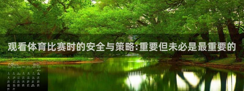 超凡国际pg电子：观看体育比赛时的安全与策略:重要但未必是最重要的